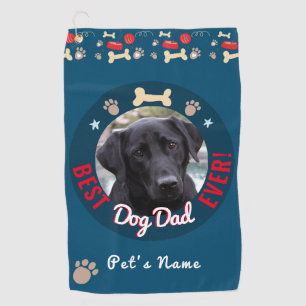 Serviette De Golf Meilleur papa de chien jamais amusé