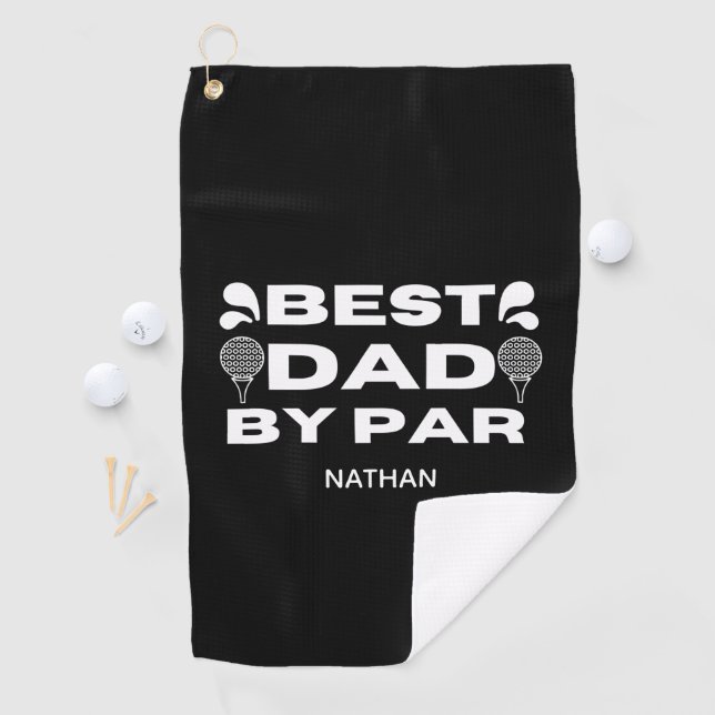 Serviette De Golf Meilleur Papa Par Golf Towel (En situation)