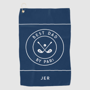 Serviette De Golf Meilleur Papa par Par   Humour de golfeur drôle bl