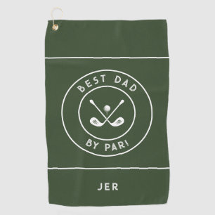 Serviette De Golf Meilleur Papa par Par Humour drôle de golfeur ve