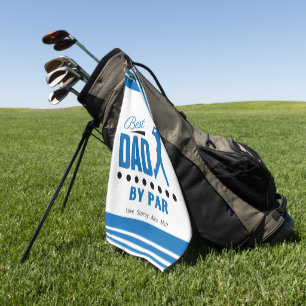 Serviette De Golf Meilleur papa par PAR Police Rétro