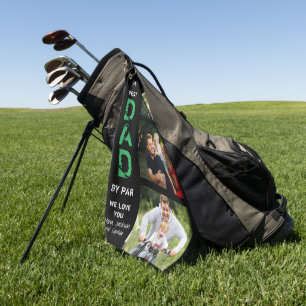 Serviette De Golf Meilleur Papa Par Photo Cool Golfer Fête des pères