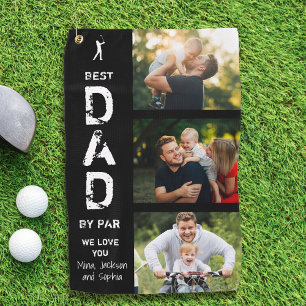 Serviette De Golf Meilleur Papa Par Photo Cool Golfer Fête des pères