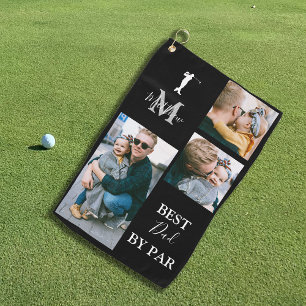 Serviette De Golf Meilleur papa par rapport   3 Photo personnalisée 