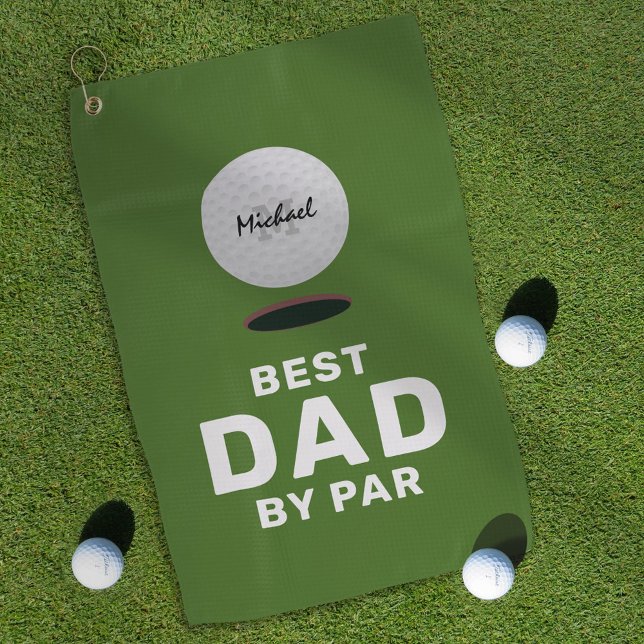 Serviette De Golf Meilleur Papa Par Tapis de Golf Personnalisé pour  (Créateur téléchargé)