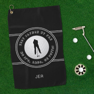 Serviette De Golf Meilleur Père Par Par Funny Putts Golfeur Hommes N