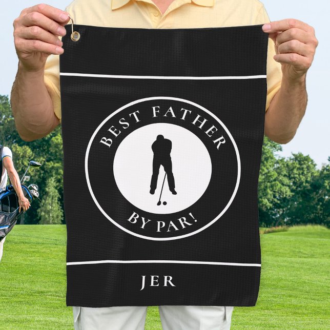 Serviette De Golf Meilleur Père Par Par Golfer Custom Sports Moderne (Créateur téléchargé)