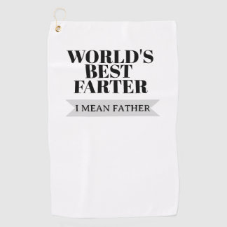 Serviette De Golf Meilleur Père Péteur Je Veux Dire Père Drôle Papa