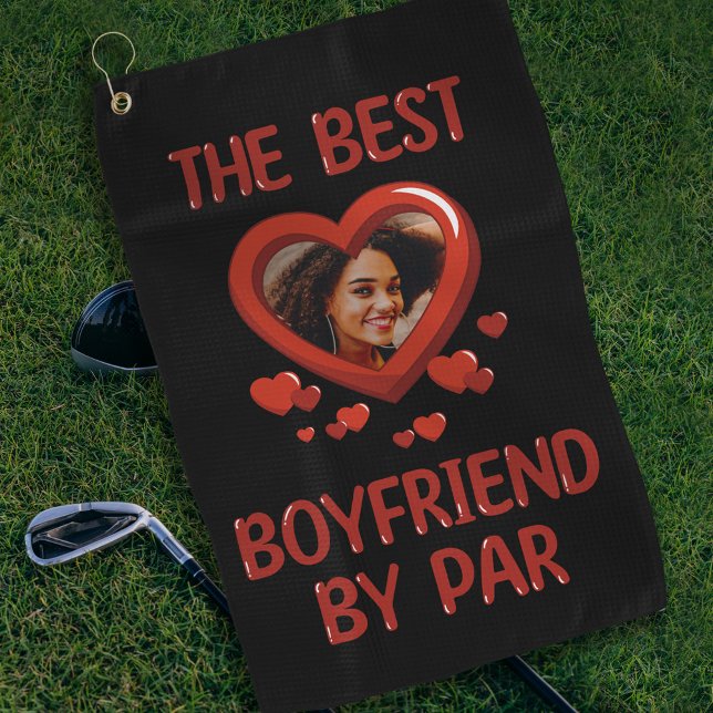 Serviette De Golf Meilleur Petit Ami Par Photo (Créateur téléchargé)