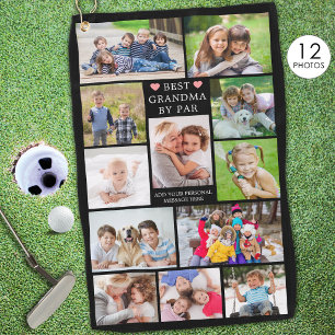 Serviette De Golf Meilleure grand-mère moderne par 12 photos personn