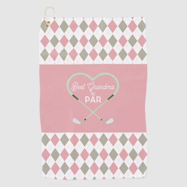 Serviette De Golf Meilleure Grand-Mère Moderne Simple par  (Devant)
