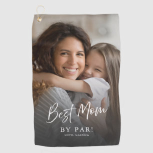 Serviette De Golf Meilleure Maman Par Cadeau Personnalisé avec Photo