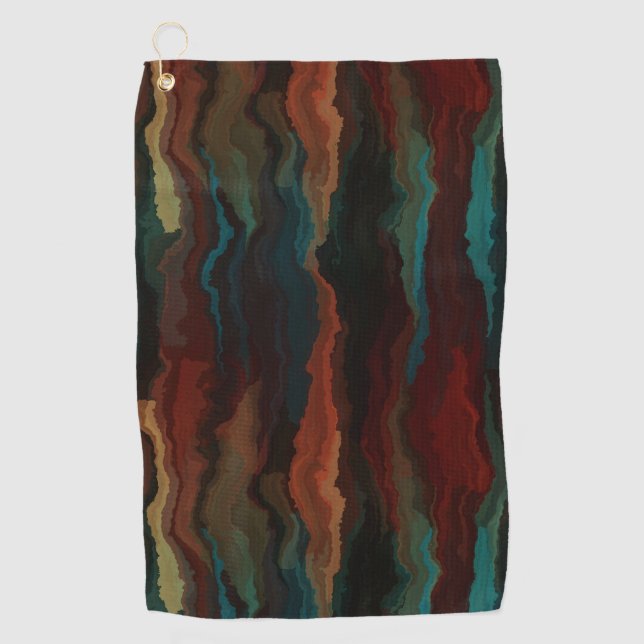 Serviette De Golf Mélange de couleurs sud-ouest (Devant)