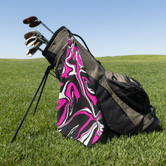 Serviette De Golf Melt Zèbre Rose