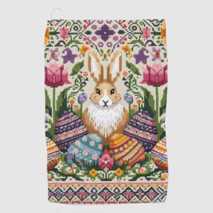 Serviette De Golf Mignonne/Colorée Printemps/Pâques