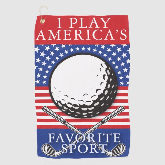 Serviette De Golf Mini Golf America's Favori Golf Towel (Devant)
