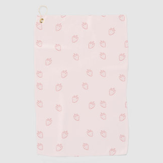 Serviette De Golf Minimalisme de la Fraise