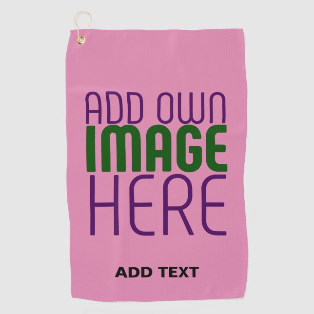 SERVIETTE DE GOLF MODÈLE DE TEXTE D'IMAGE CHAUD MODERNE ÉDITABLE (Devant)