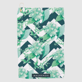 Serviette De Golf Modèle floral mou
