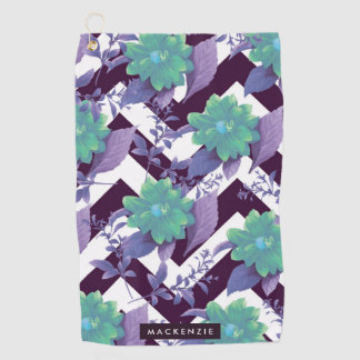 Serviette De Golf Modèle floral mou