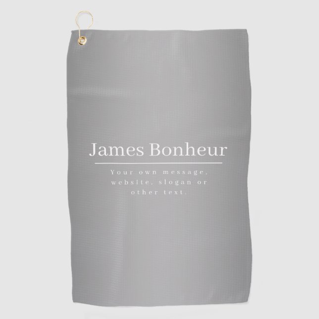 Serviette De Golf Modèle promotionnel modifiable pour les entreprise (Devant)