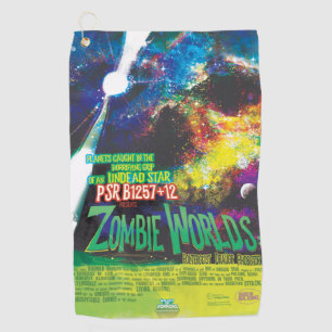 Serviette De Golf Mondes Zombie Galaxie d'Halloween