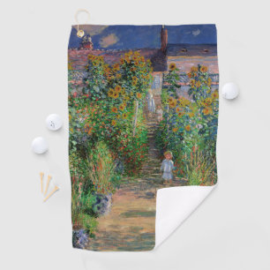 Serviette De Golf Monet Garden Vetheuil Impressionim Peinture