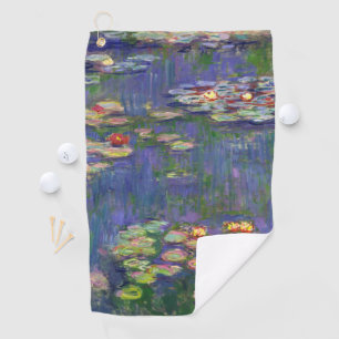 Serviette De Golf Monet Water Lilies Chef-d'oeuvre Peinture