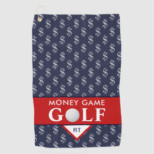 Serviette De Golf Money Game Golf avec votre Monogramme