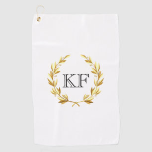 Serviette de golf Monogram
