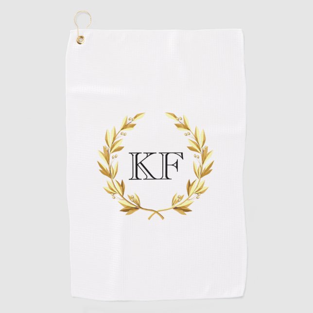Serviette de golf Monogram (Devant)