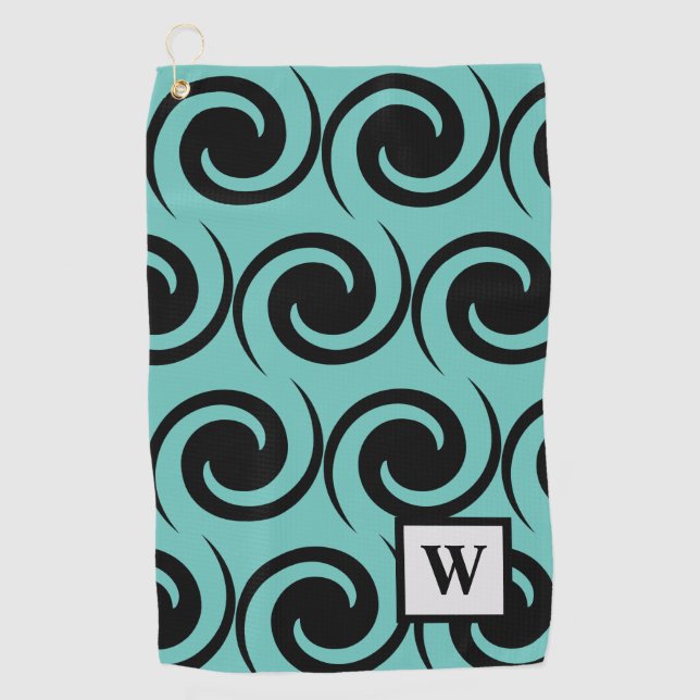 Serviette de golf Monogram (Devant)