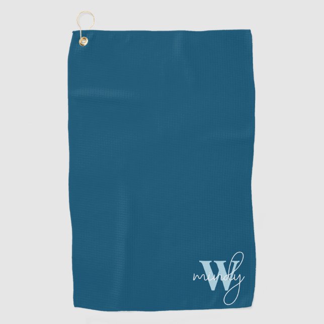 Serviette de golf monogrammé (Devant)