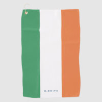 Monogramme.Couleurs du drapeau irlandais.