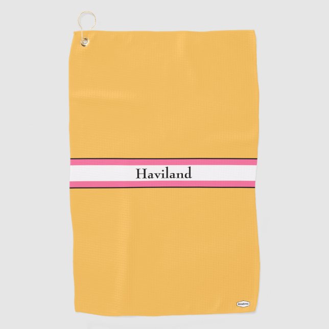 Serviette De Golf Monogramme Golf Towel HAMbWG (Devant)