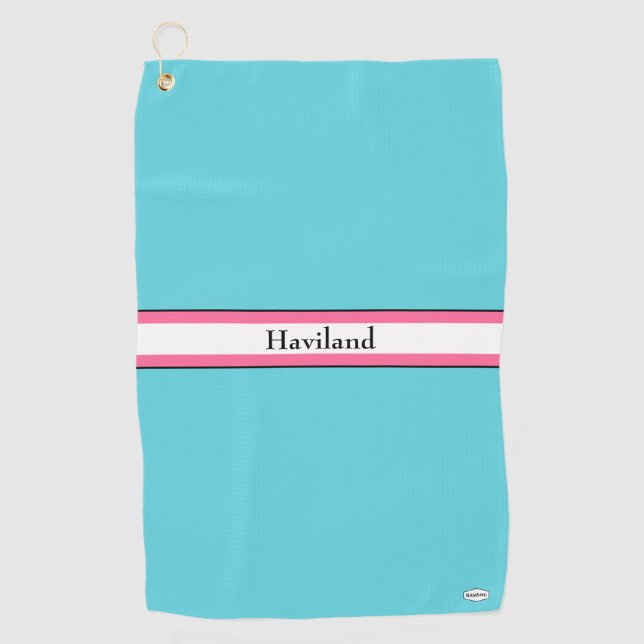 Serviette De Golf Monogramme Golf Towel HAMbWG (Devant)