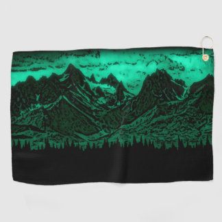 Serviette De Golf Monts Emerald