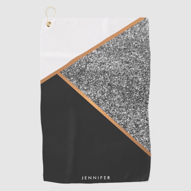Serviette De Golf Motif Abstrait géométrique (Devant)