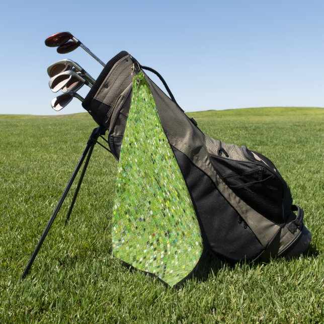 Serviette De Golf Motif abstrait VERT (Vert)