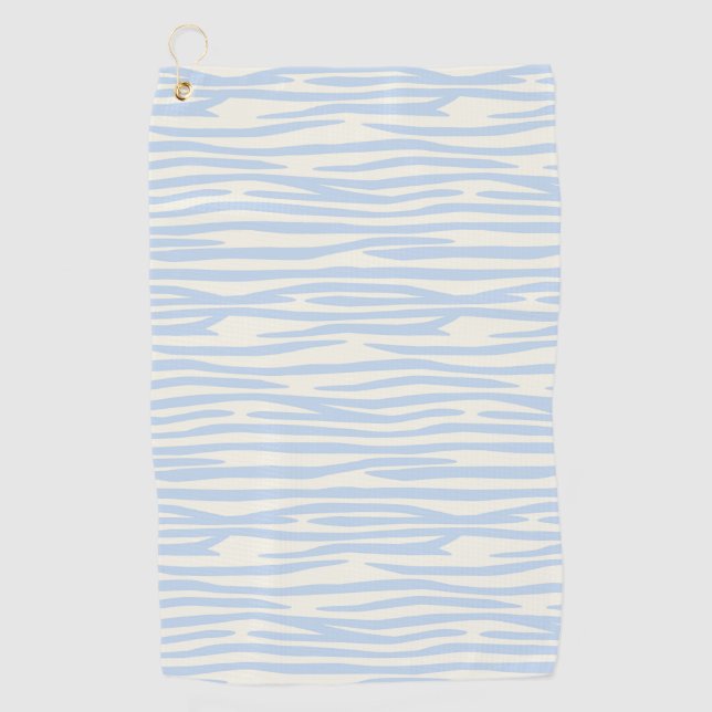 Serviette De Golf Motif animal bleu (Devant)