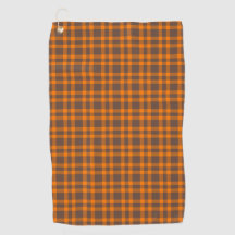 Motif carreaux marron orange