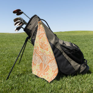 Serviette De Golf Motif de branche dorée de William Morris, art vint