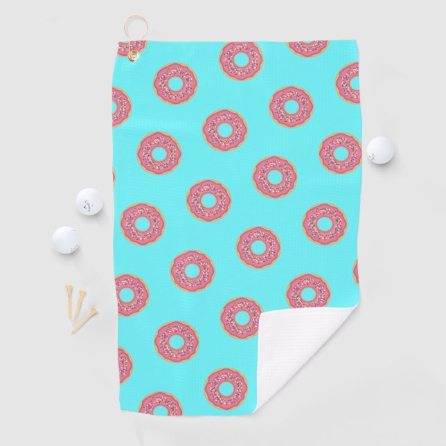 Serviette De Golf Motif de Donut I (En situation)