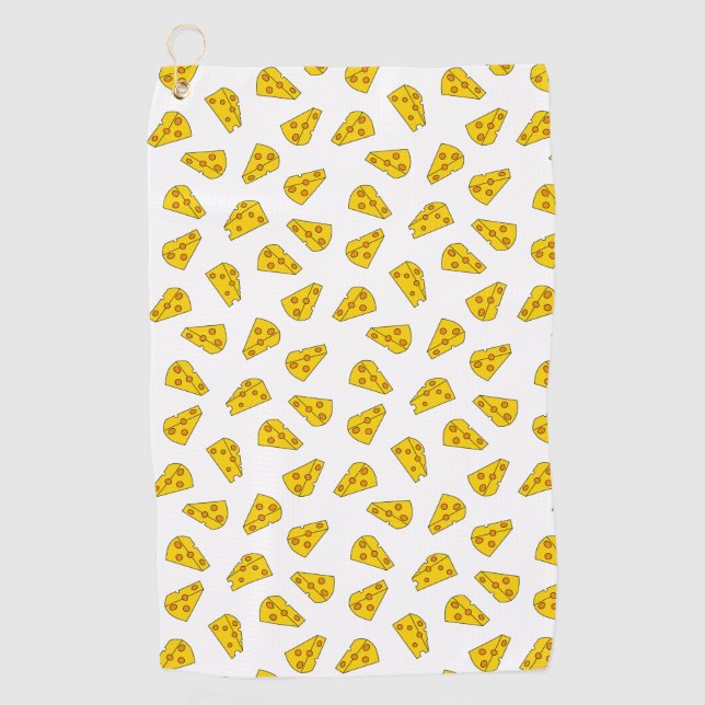 Serviette De Golf Motif de fromage mou (Devant)