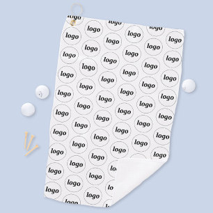 Serviette De Golf Motif de logo simple pour promotion commerciale