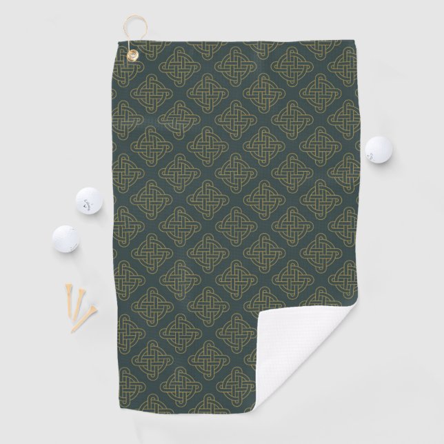 Serviette De Golf Motif de noeud celtique élégant (En situation)