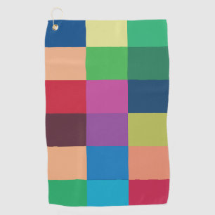 Serviette De Golf Motif de tableau de contrôle coloré