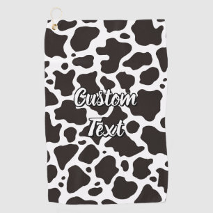 Serviette De Golf Motif de vache