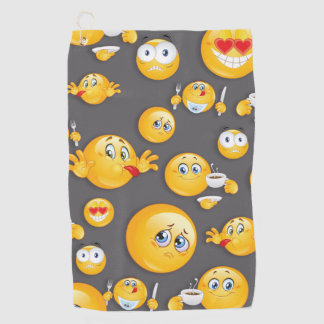 Serviette De Golf Motif Emoji 2
