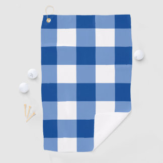 Serviette De Golf Motif en vichy bleu